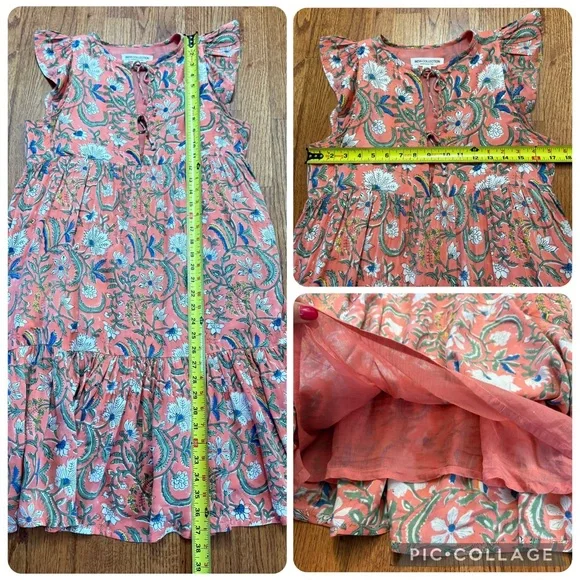 Emerson Fry India Collection Angel Dress 2 in Chelsea Floral size XS